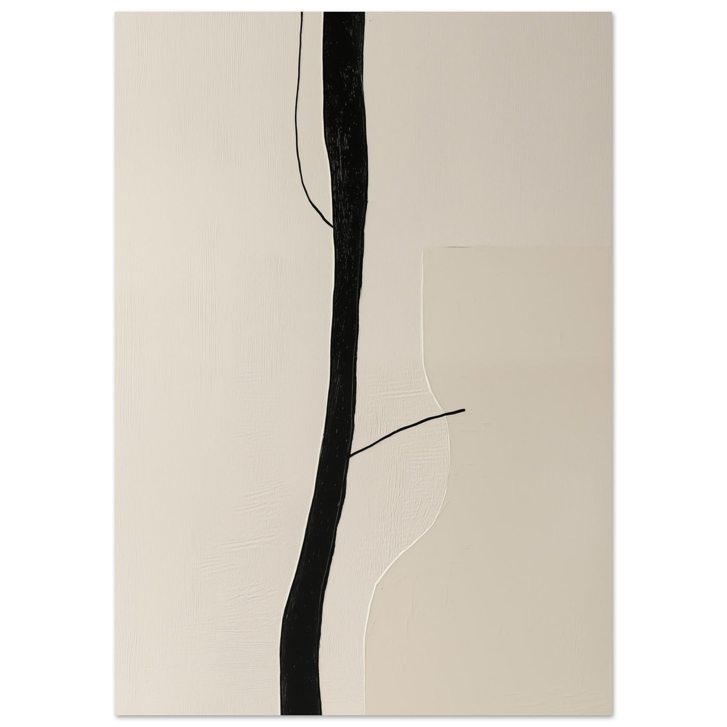 Zarte Linien der Natur Poster A4 21x29.7 cm - Pixara