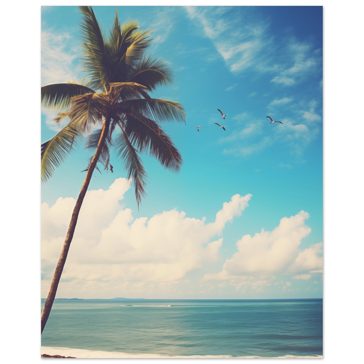 Tropische Brise Poster 20x25 cm - Pixara