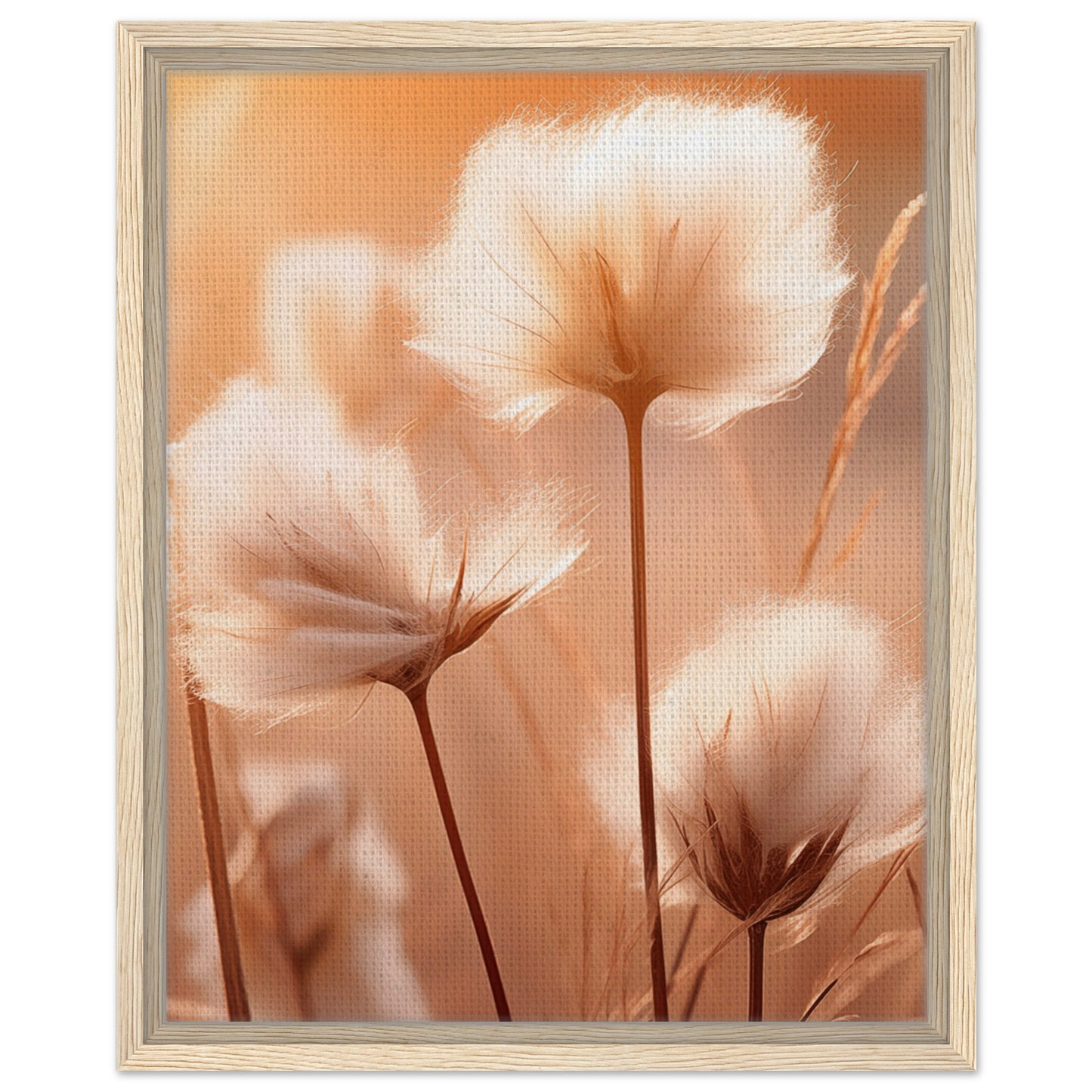 Baumwolle | Gerahmte Leinwand Holzrahmen 40x50 cm - Pixara