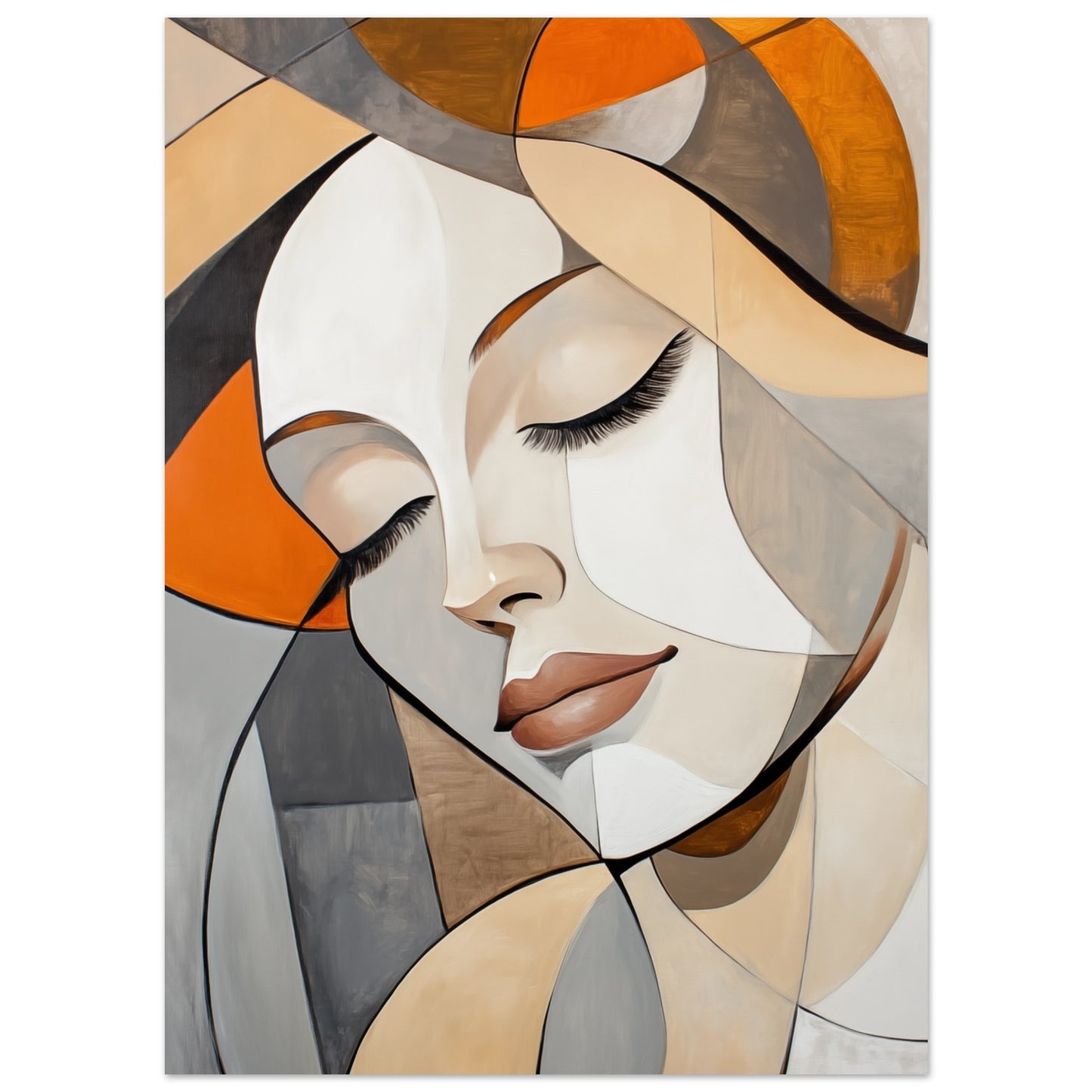 Kubistische Harmonie 13x18 cm - Pixara