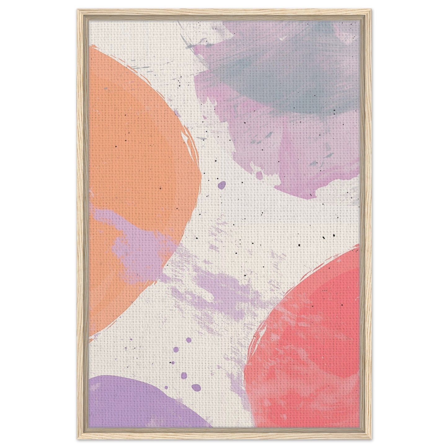 Pastell Traum | Gerahmte Leinwand Holzrahmen 60x90 cm - Pixara