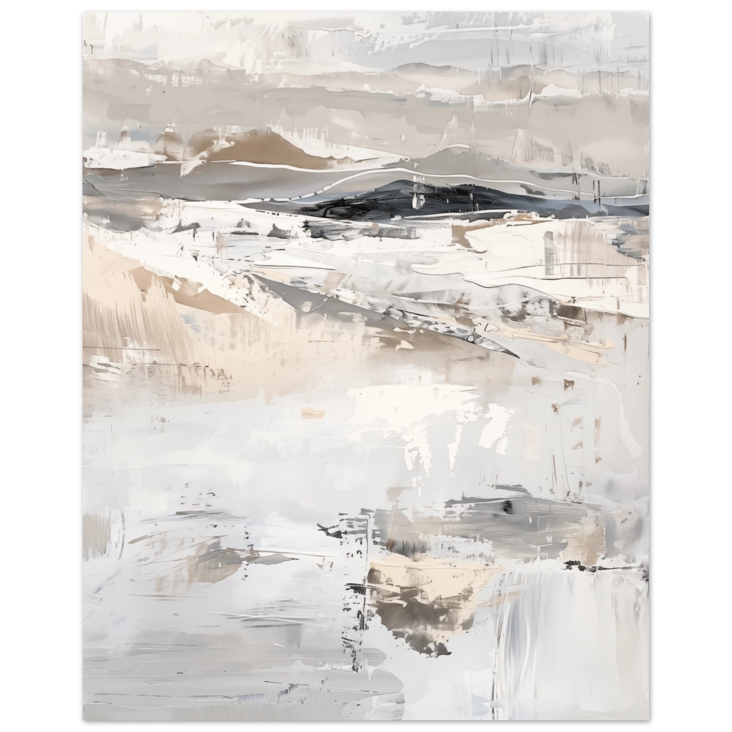 Winterhorizont Poster 40x50 cm - Pixara