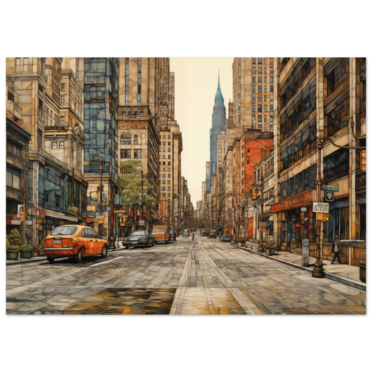 Urban Echoes Poster 50x70 cm - Pixara