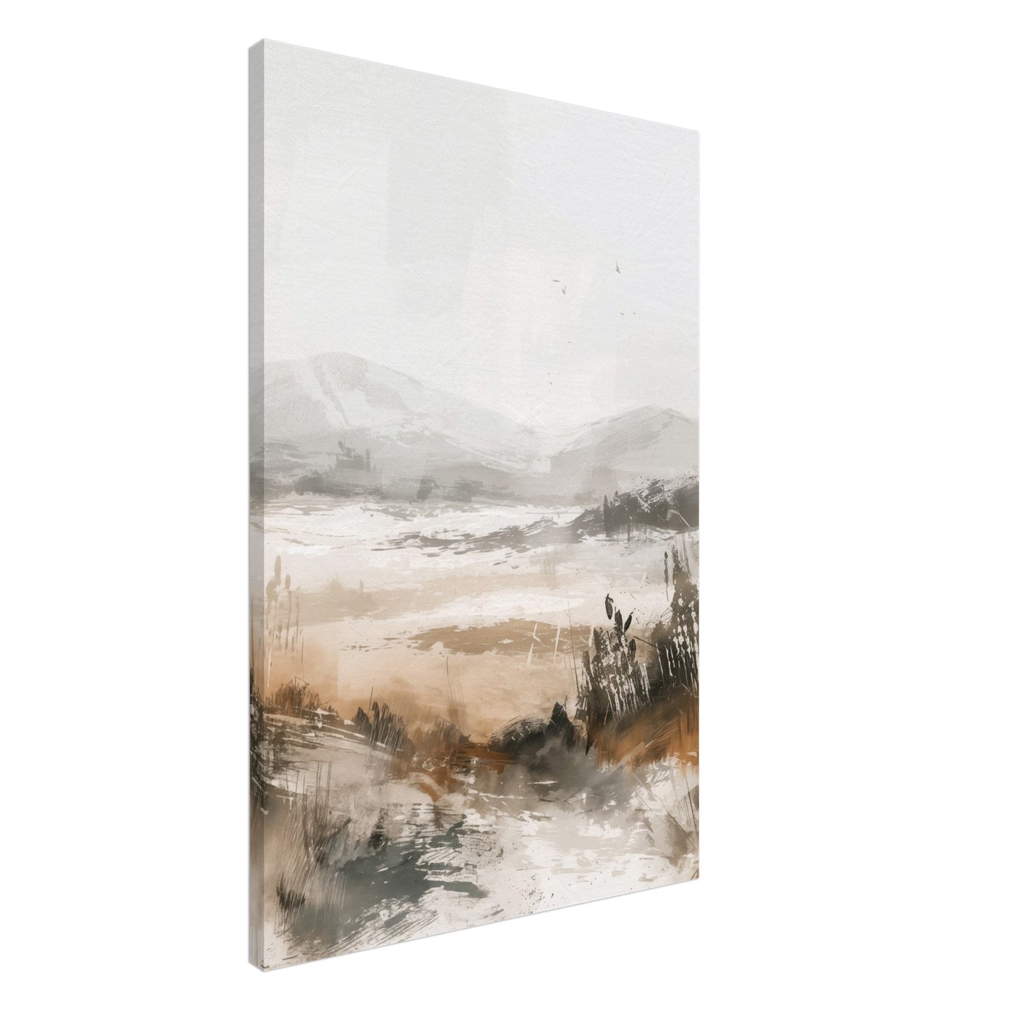 Misty Pines Leinwand 60x90 cm - Pixara