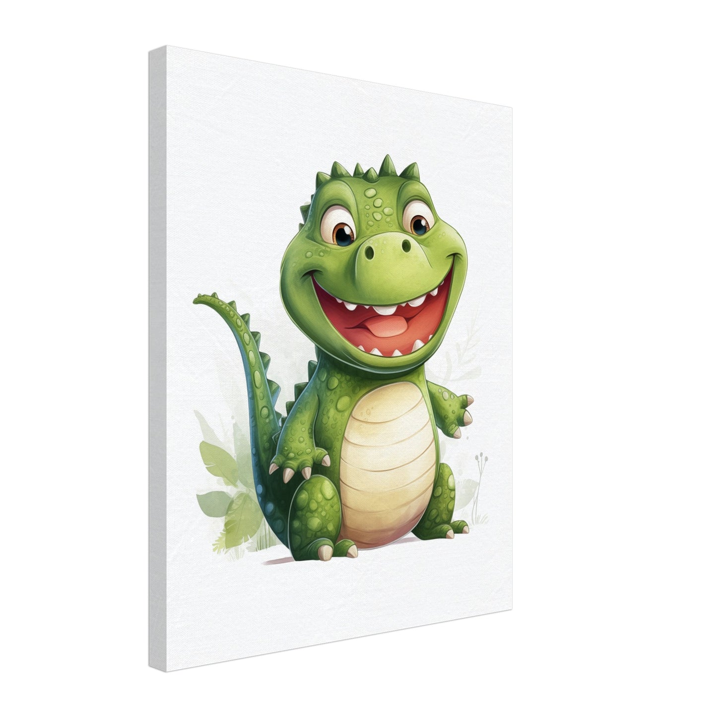Krokodil "Kasper" Leinwand 40x50 cm - Pixara