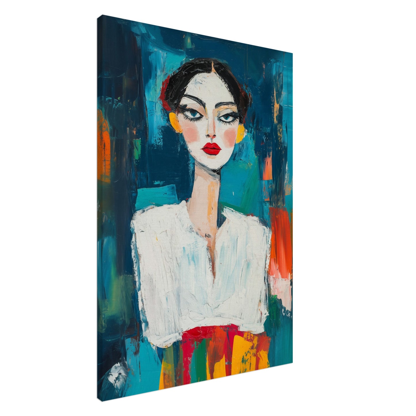 Ausdrucksstarke Eleganz Leinwand 70x100 cm - Pixara
