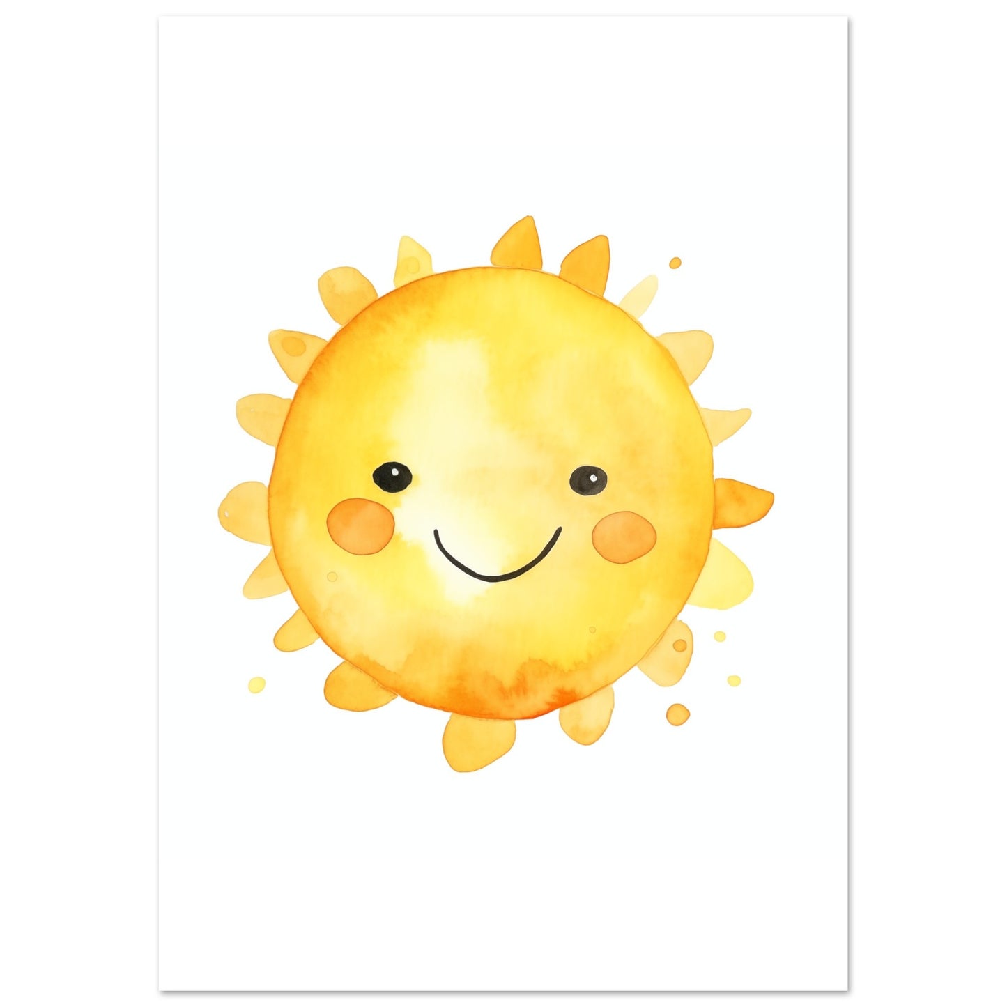 Sunny, die Sonne Poster A4 21x29.7 cm - Pixara
