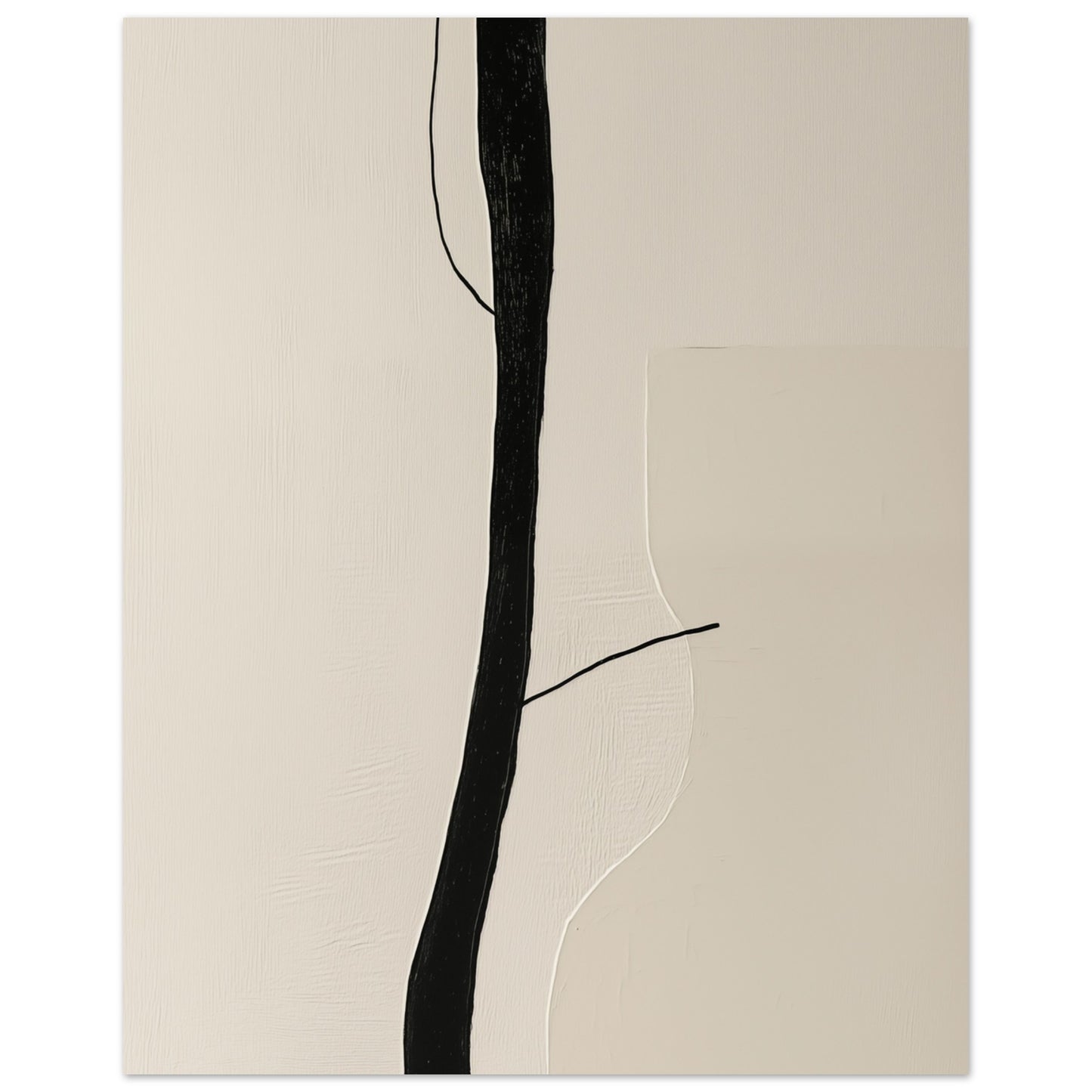 Zarte Linien der Natur Poster 20x25 cm - Pixara