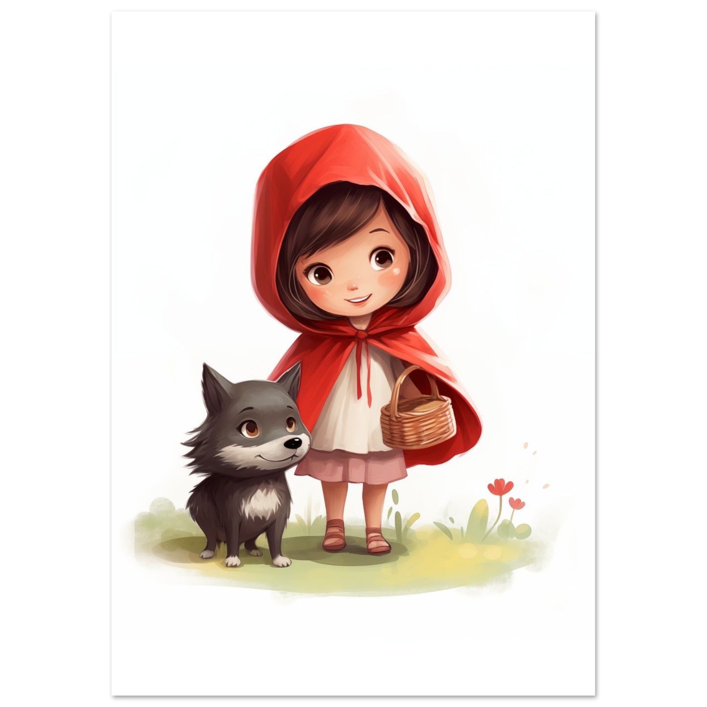 Ruby im Zauberwald Poster A4 21x29.7 cm - Pixara