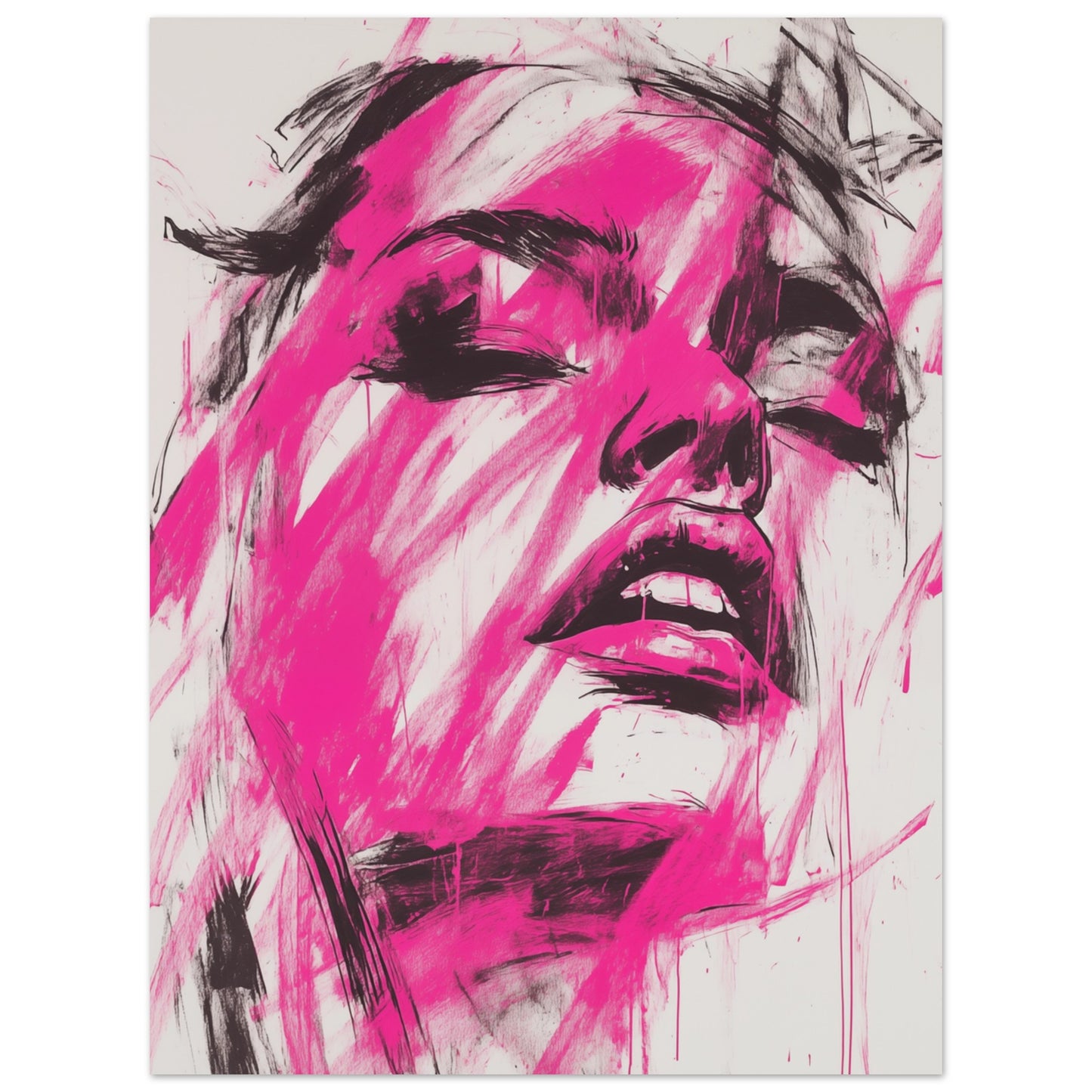 Fuchsia-Explosion Poster 30x40 cm - Pixara
