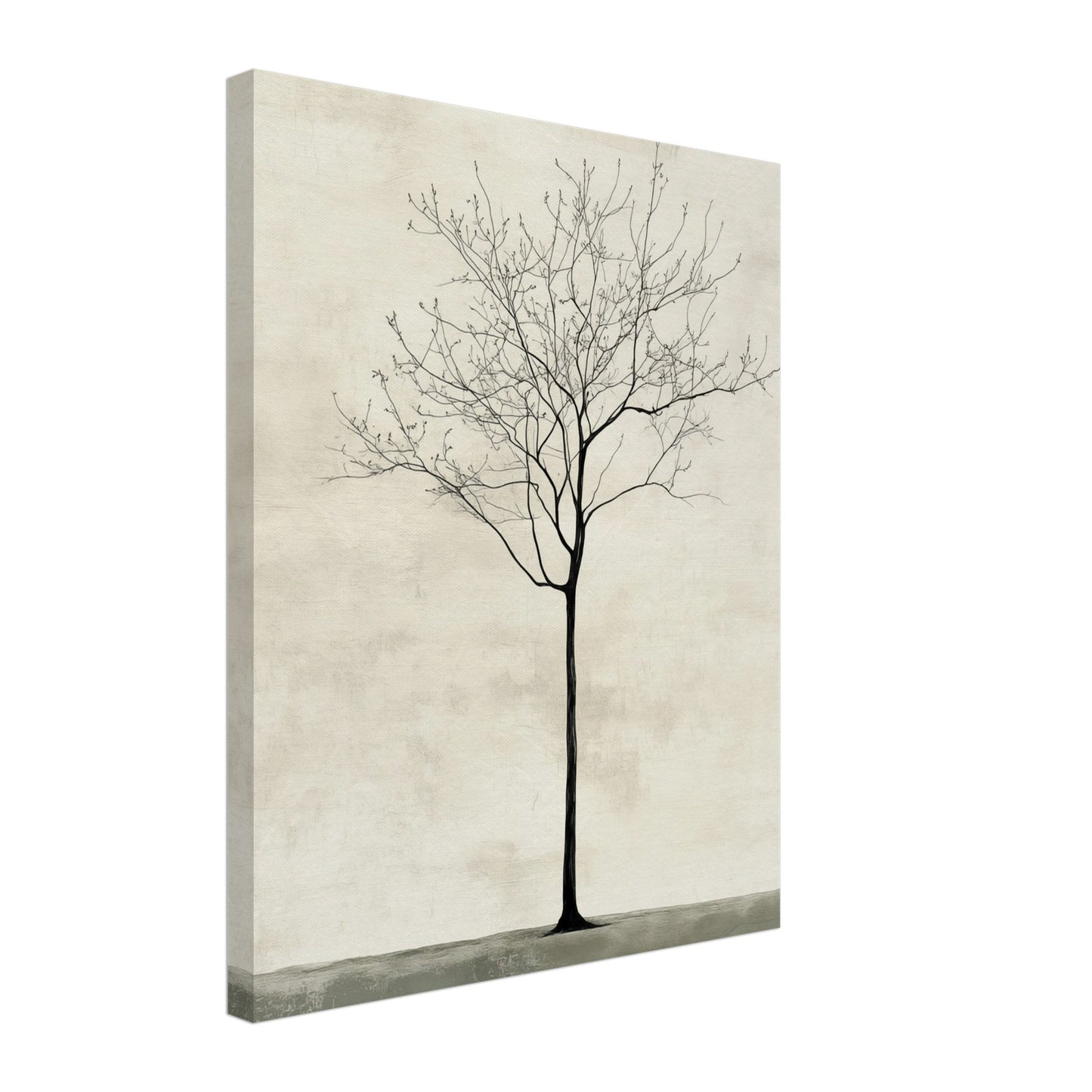 Einsamer Baum Leinwand 40x50 cm - Pixara