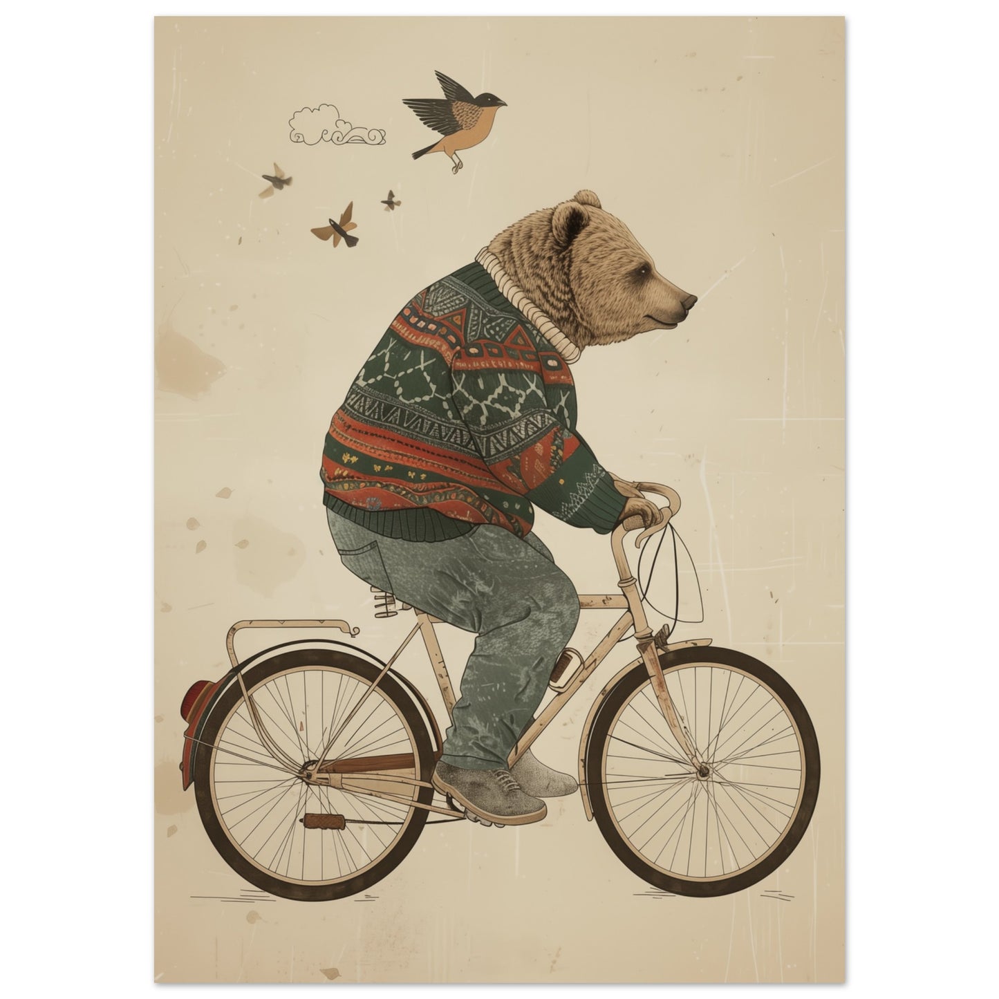 Die Fahrt des Nachdenklichen 50x70 cm - Pixara