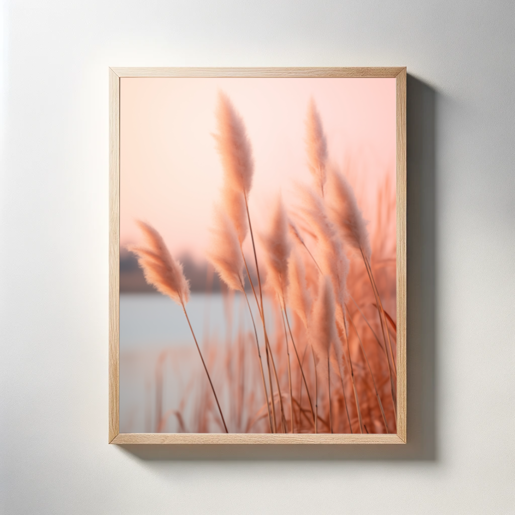 Flüstern des Abendrots | Gerahmte Leinwand - Pixara