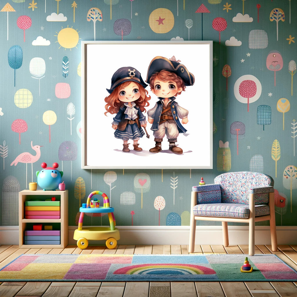 Kapitänin Clara und Erster Maat Max - Pixara
