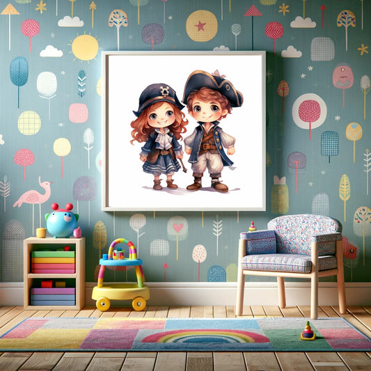 Kapitänin Clara und Erster Maat Max - Pixara