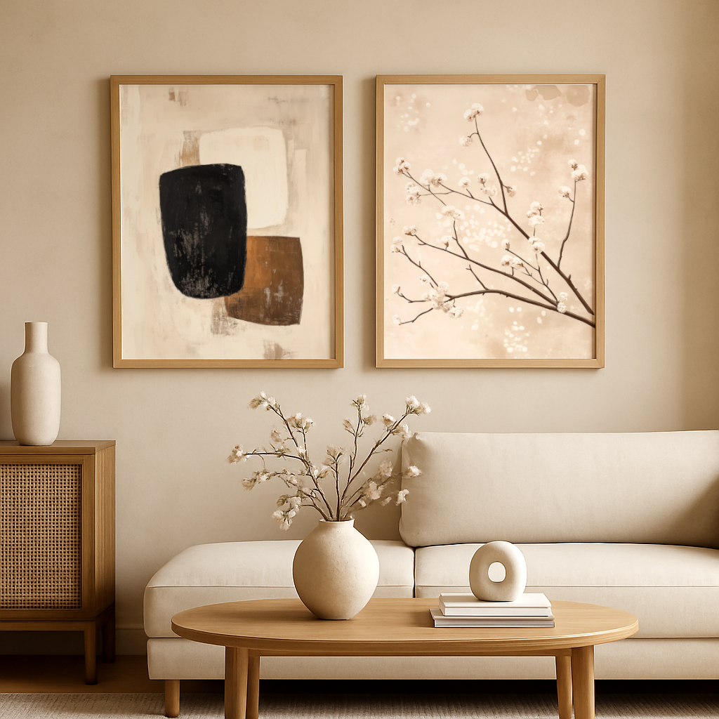 Minimalistische Eleganz – Abstrakte Formen - Pixara