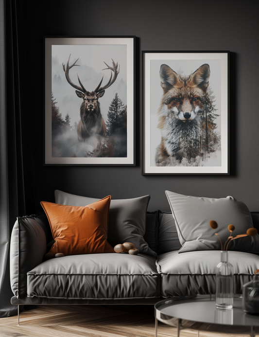 Fuchs und Wald - Pixara