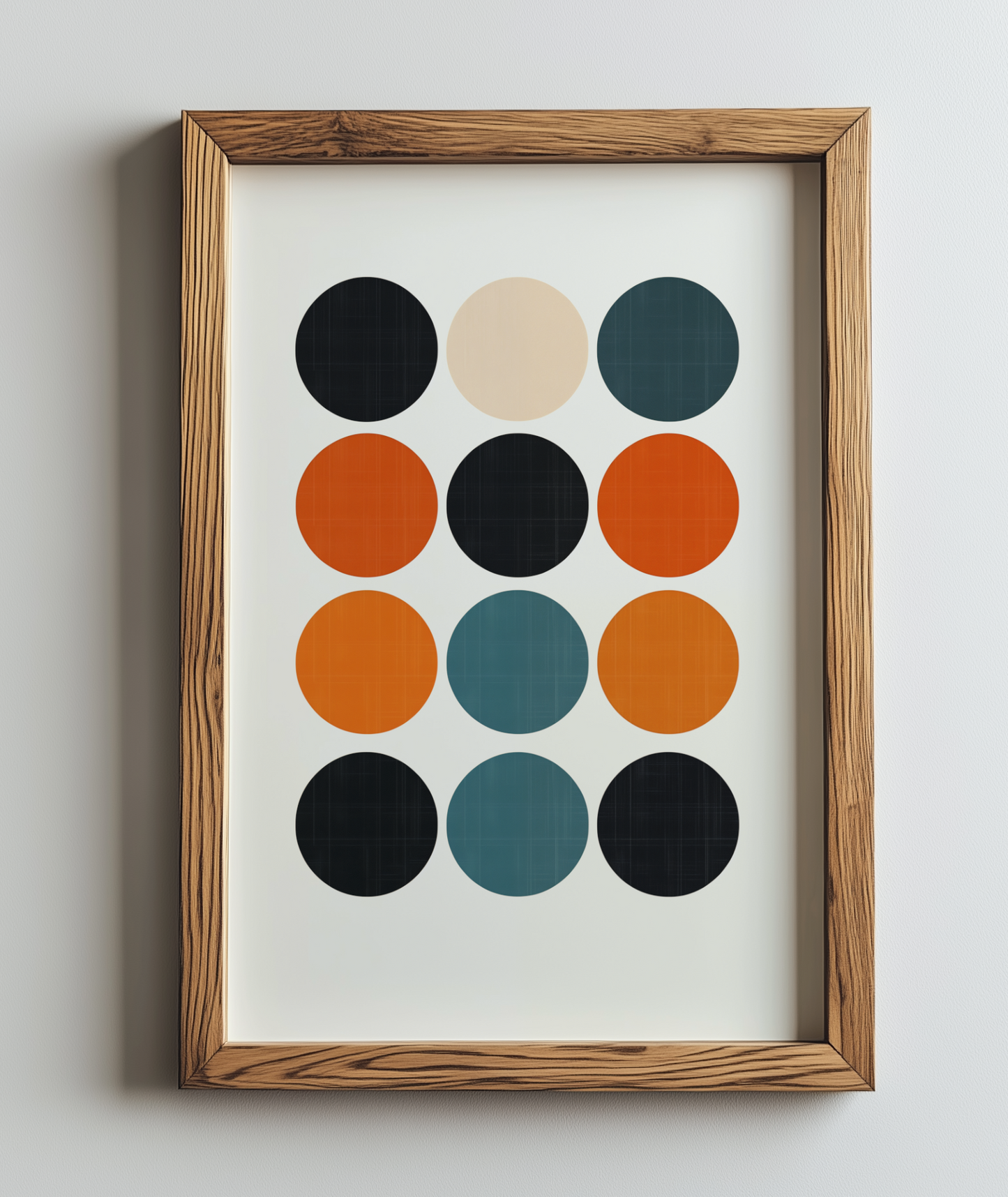 Retro Farbpalette mit Kreisen - Pixara
