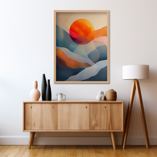 Sonnenuntergangswellen - Pixara