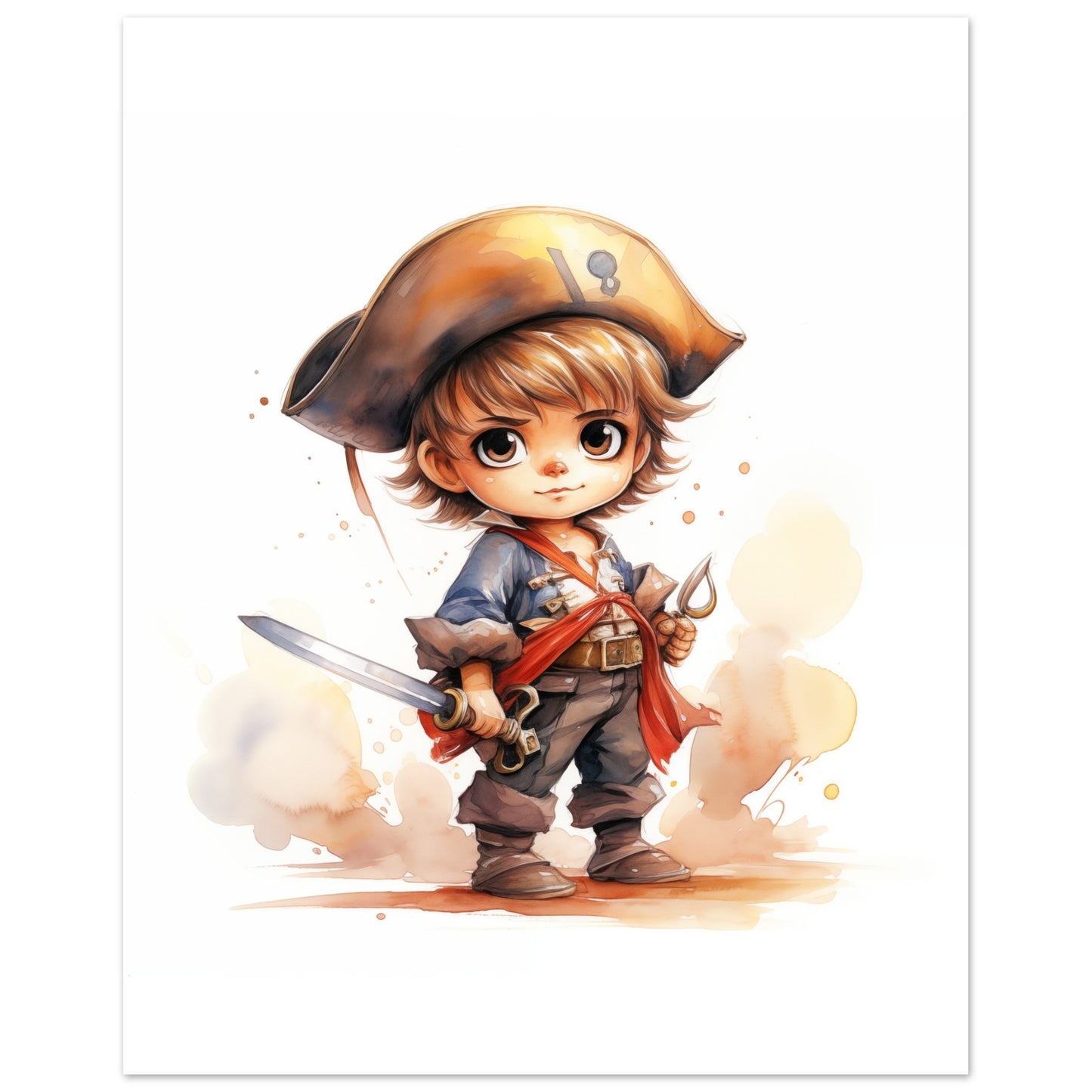 Pirat "Pete" Poster 40x50 cm - Pixara