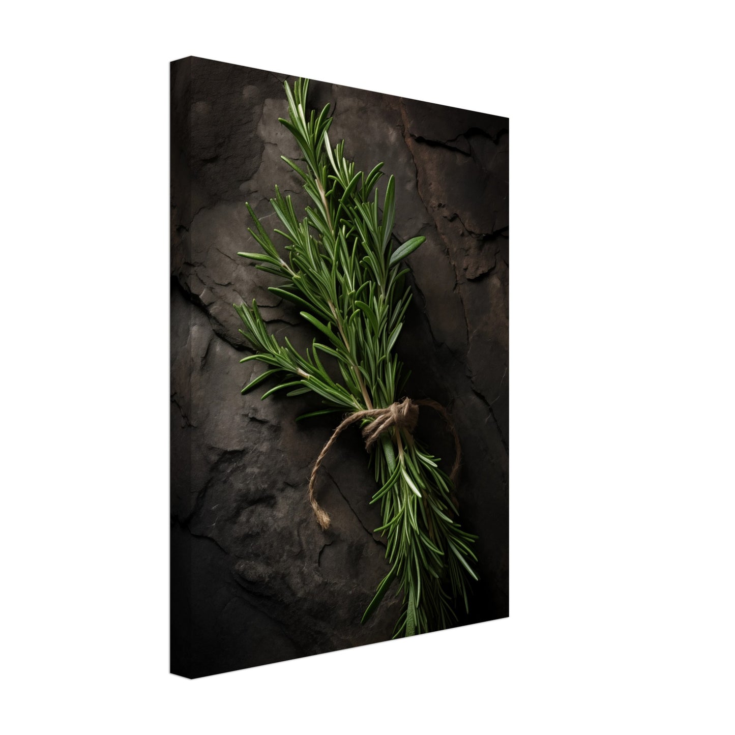 Mediterrane Ruhe Leinwand 30x40 cm - Pixara
