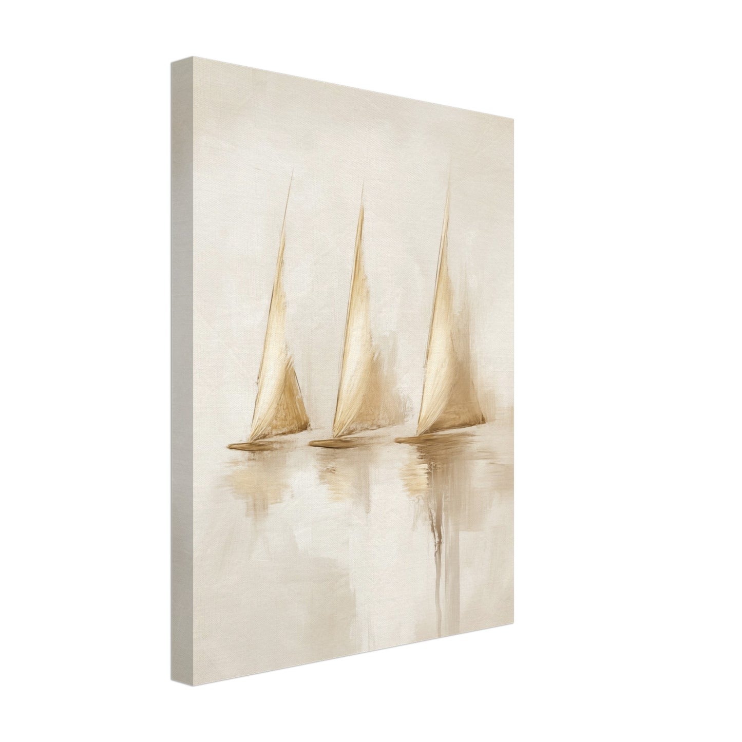 Ruhige Segel Leinwand 30x40 cm - Pixara
