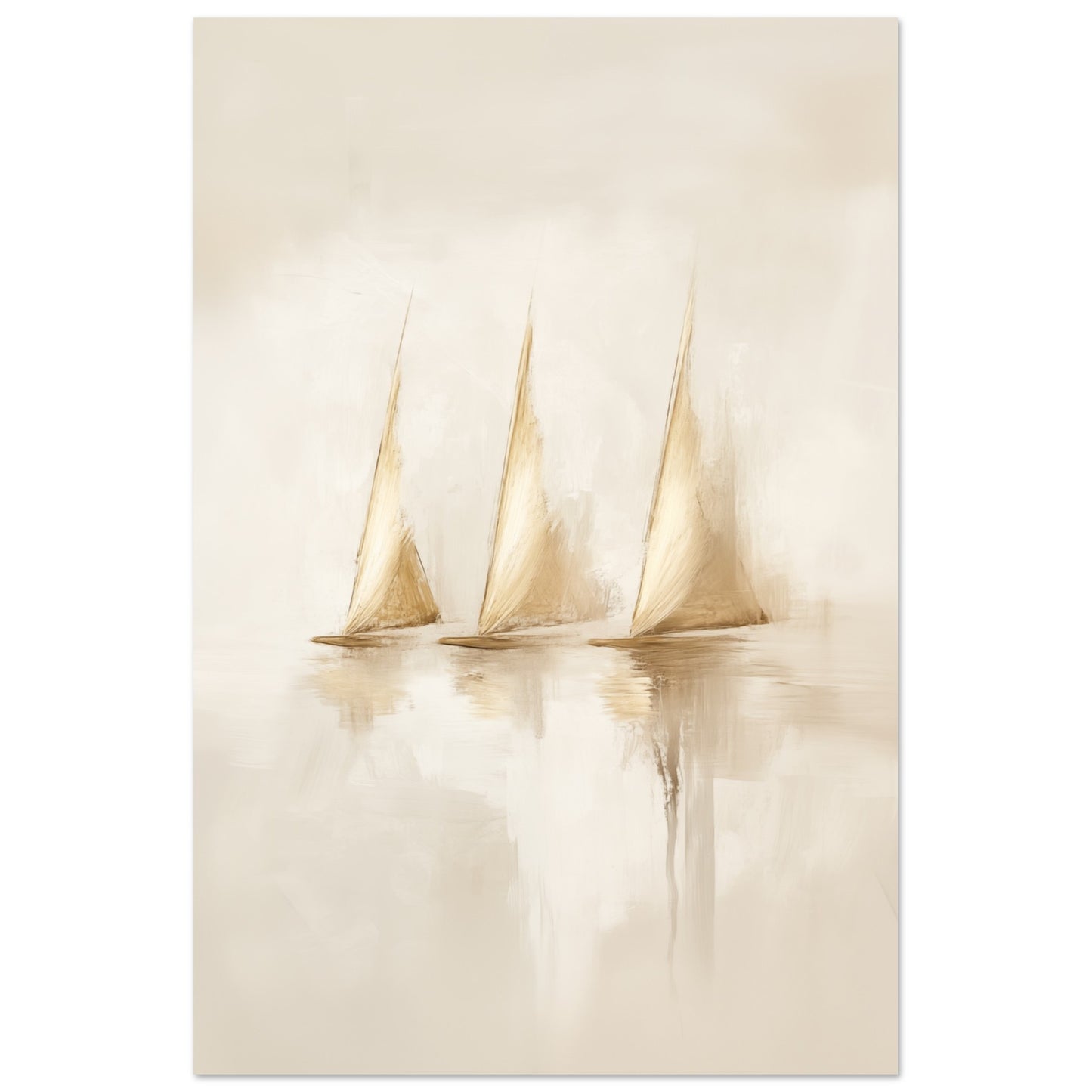 Ruhige Segel Poster 60x90 cm - Pixara