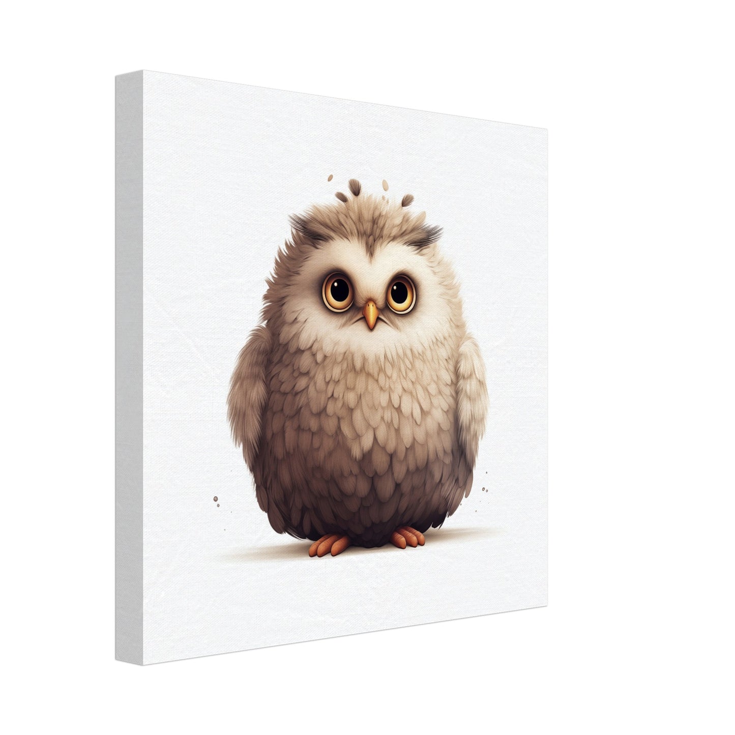 Eule "Oliver" Leinwand 30x30 cm - Pixara