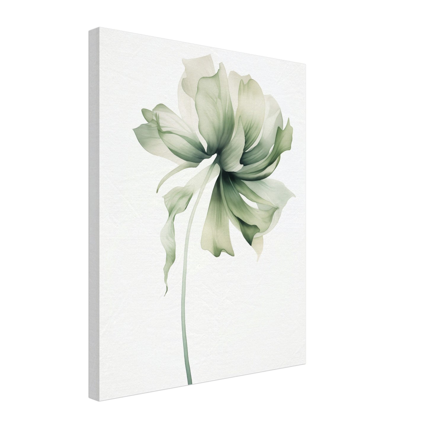 Florale Whisper Leinwand 40x50 cm - Pixara