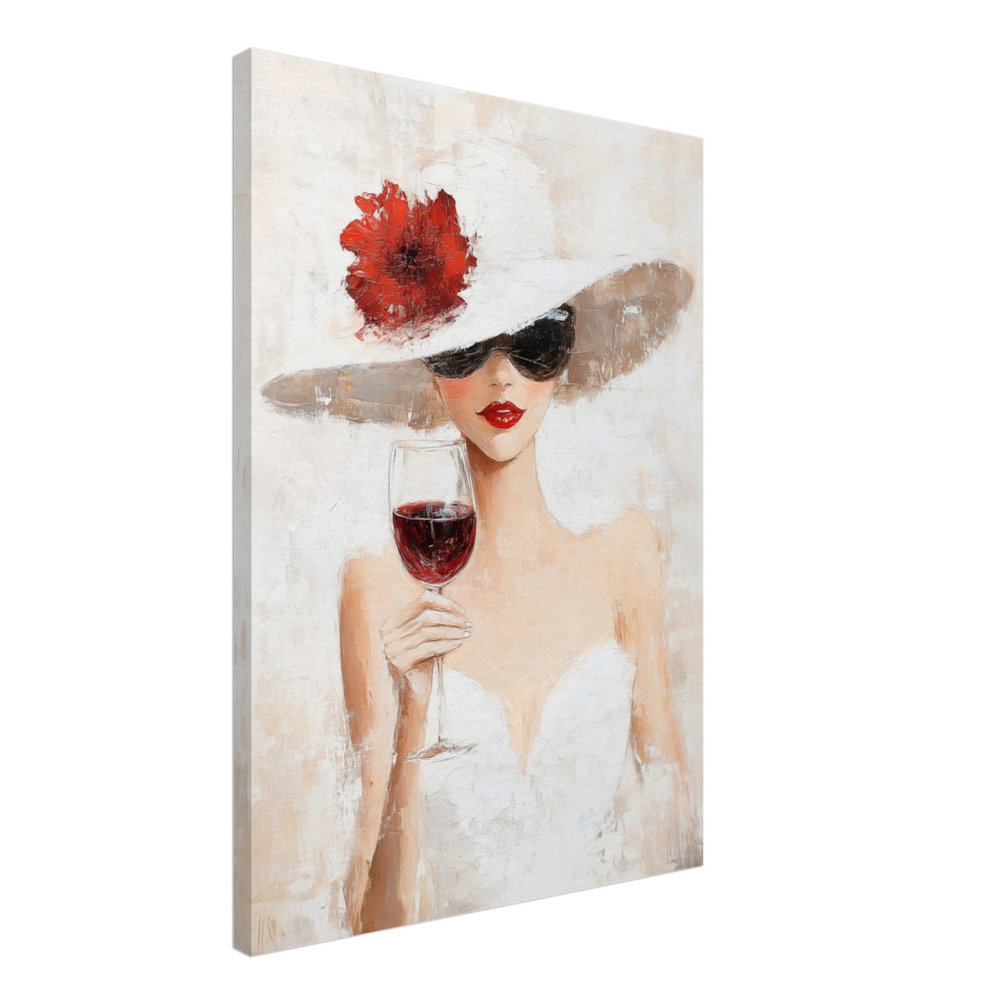 Impressionistische Eleganz Leinwand 50x70 cm - Pixara