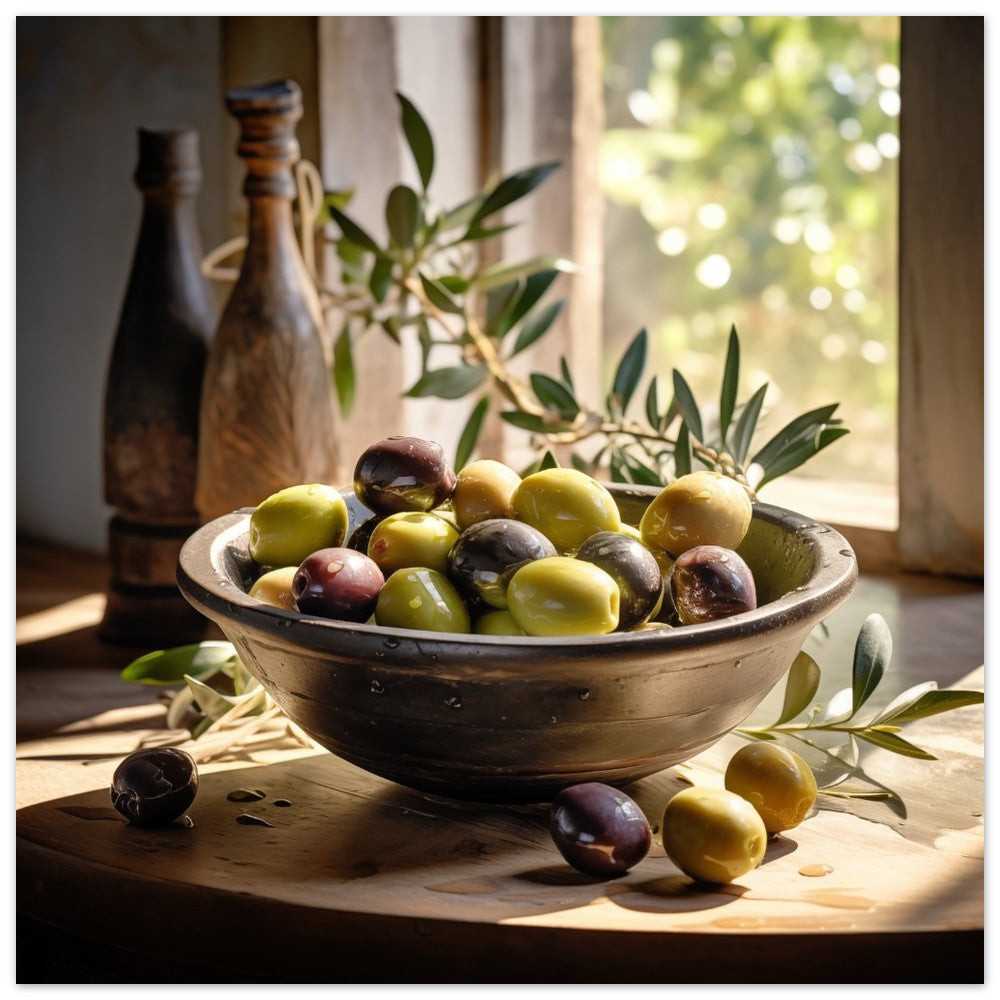 Olivenhain Poster 30x30 cm - Pixara