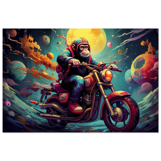 Kosmischer Reiter 60x90 cm - Pixara
