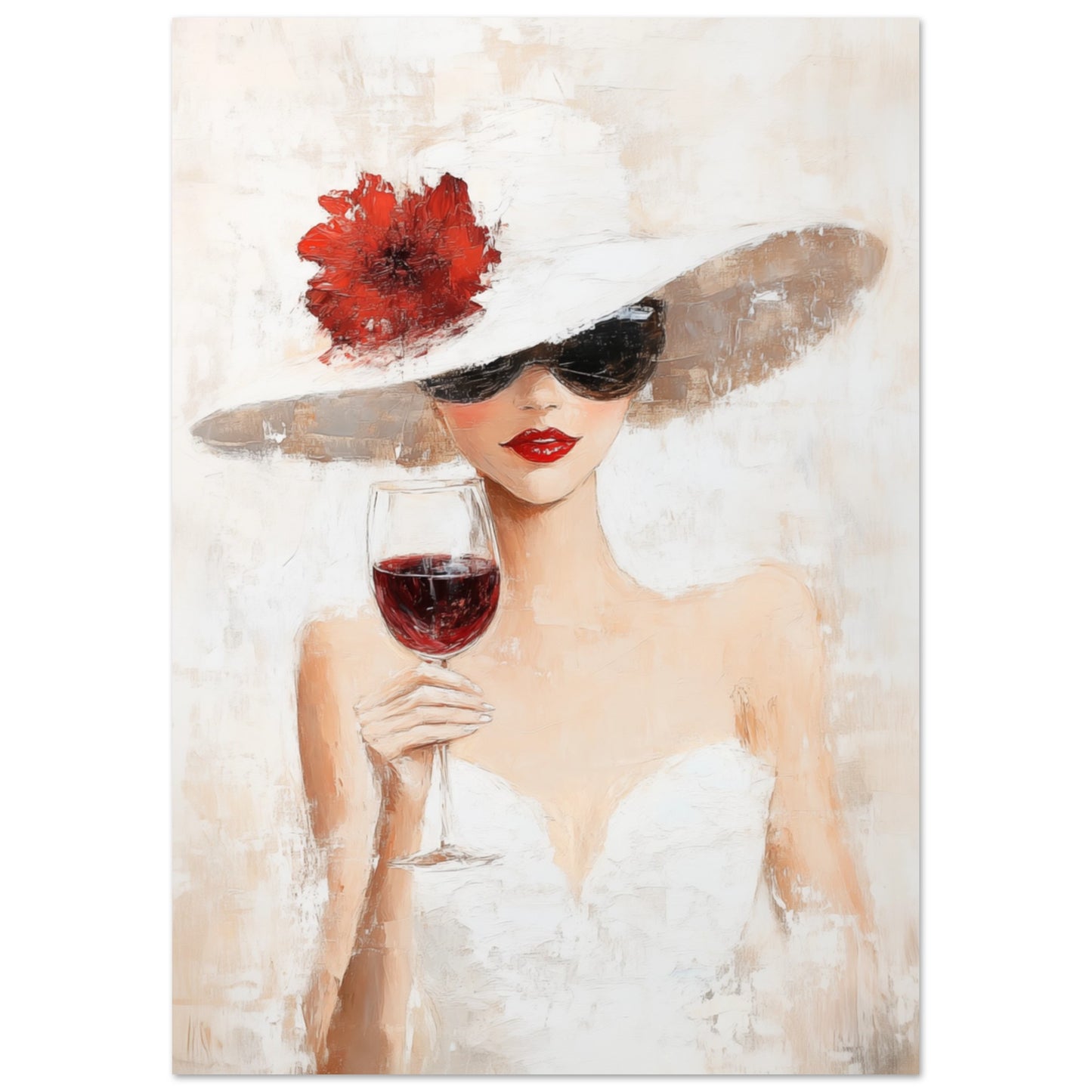 Impressionistische Eleganz Poster A4 21x29.7 cm - Pixara