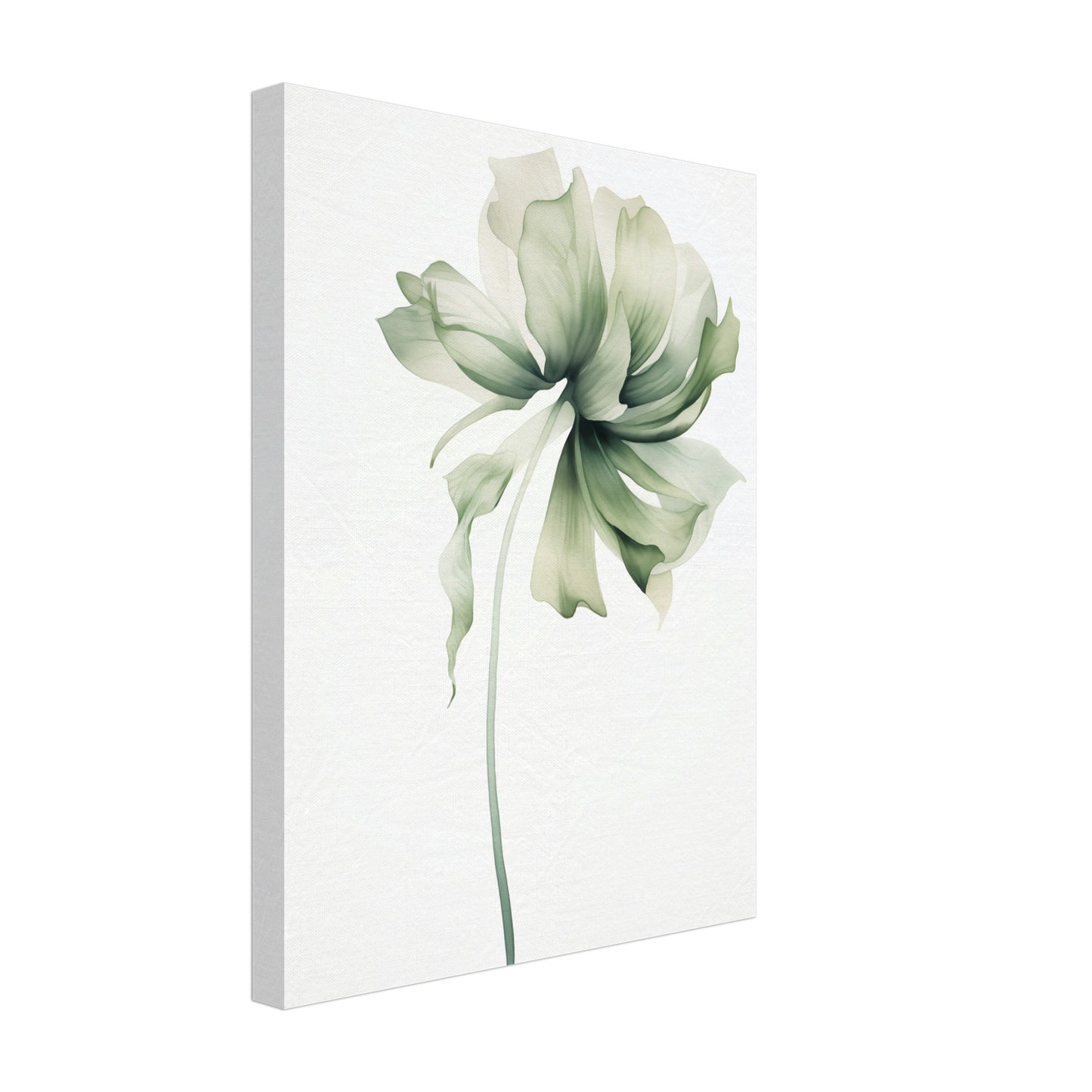 Florale Whisper Leinwand 30x40 cm - Pixara