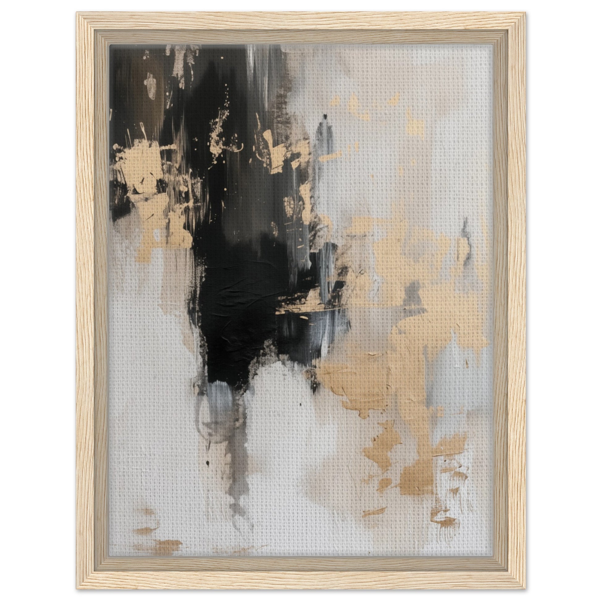Modern Luxe Abstract | Gerahmte Leinwand Holzrahmen 30x40 cm - Pixara