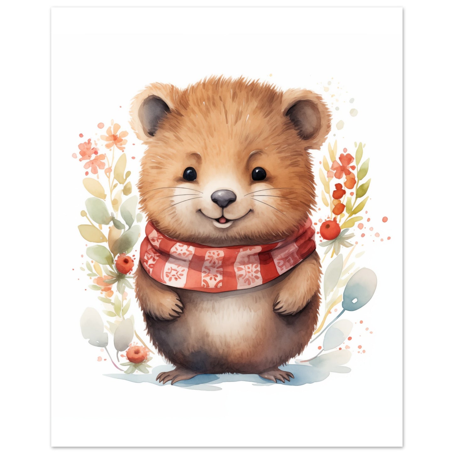 Quokka "Bella" Poster 20x25 cm - Pixara