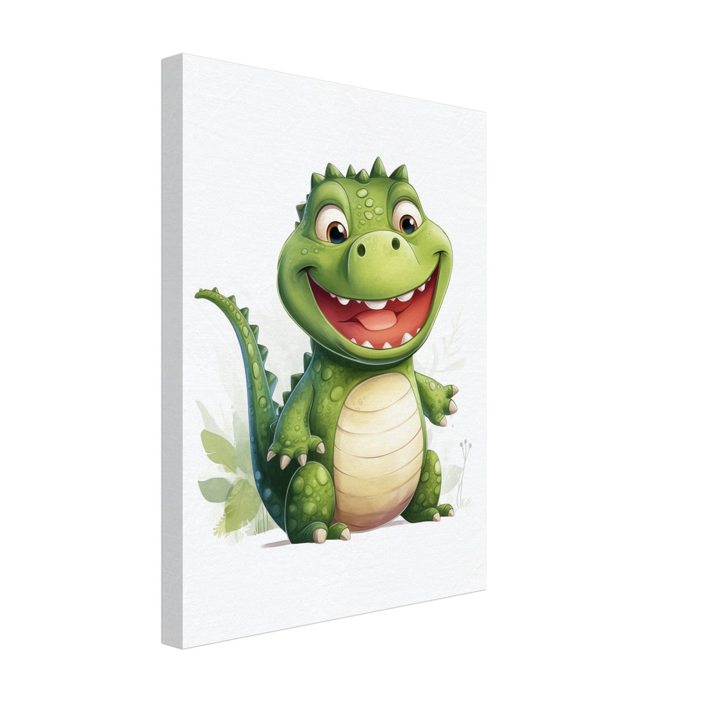 Krokodil "Kasper" Leinwand 30x40 cm - Pixara