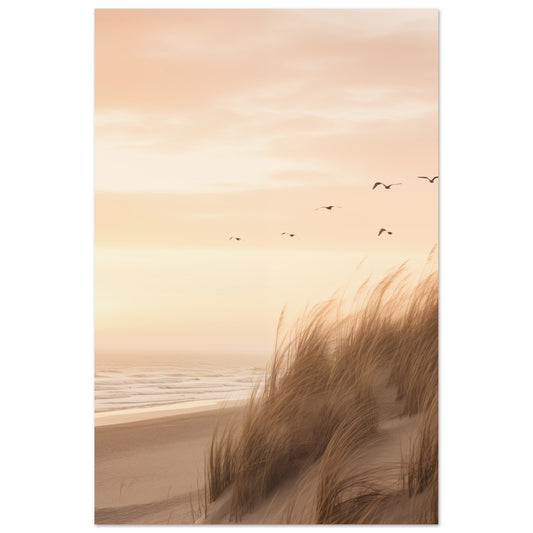 Flug in den Dämmerhimmel Poster 60x90 cm - Pixara