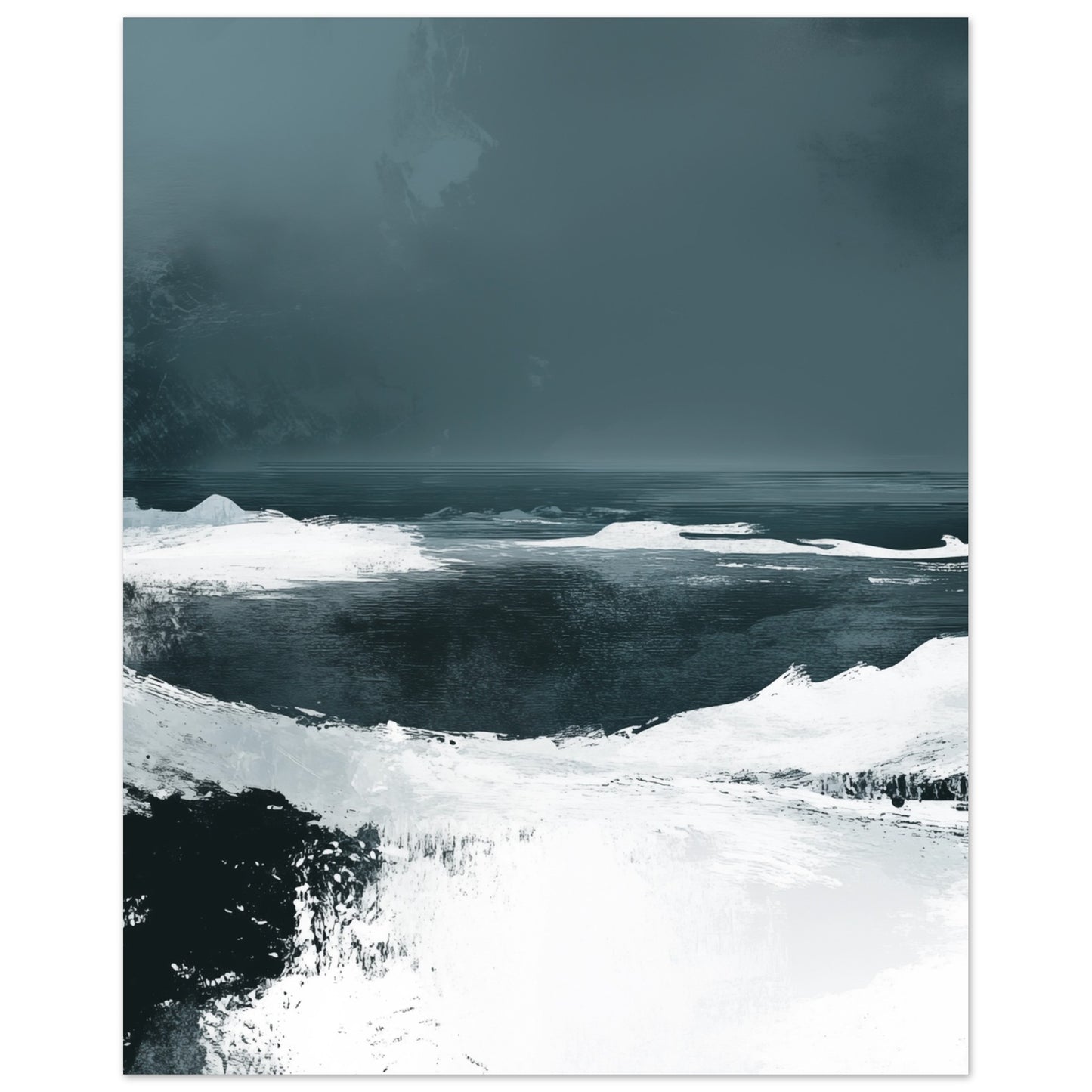 Arktische Stille Poster 40x50 cm - Pixara