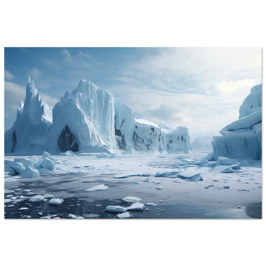 Stille Polarität Poster 60x90 cm - Pixara