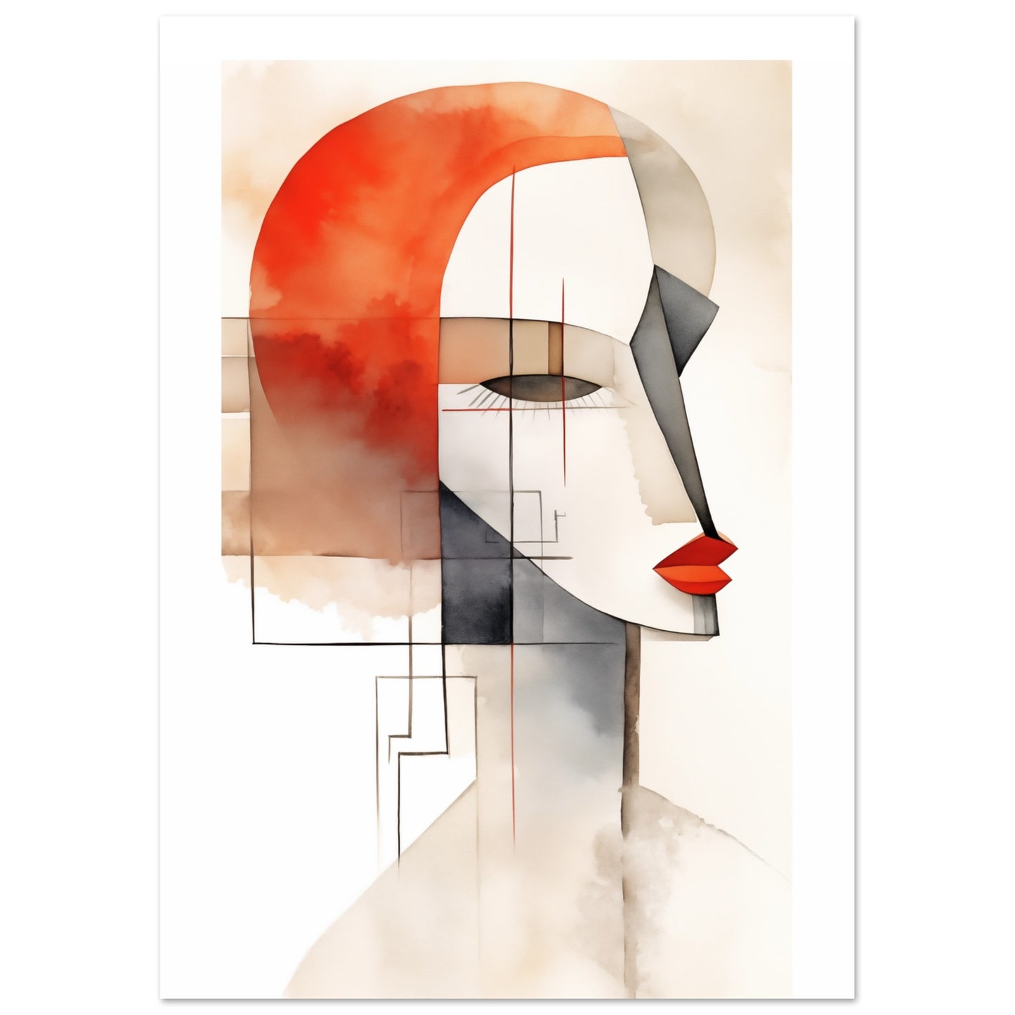 Contemplative Vision Poster A4 21x29.7 cm - Pixara