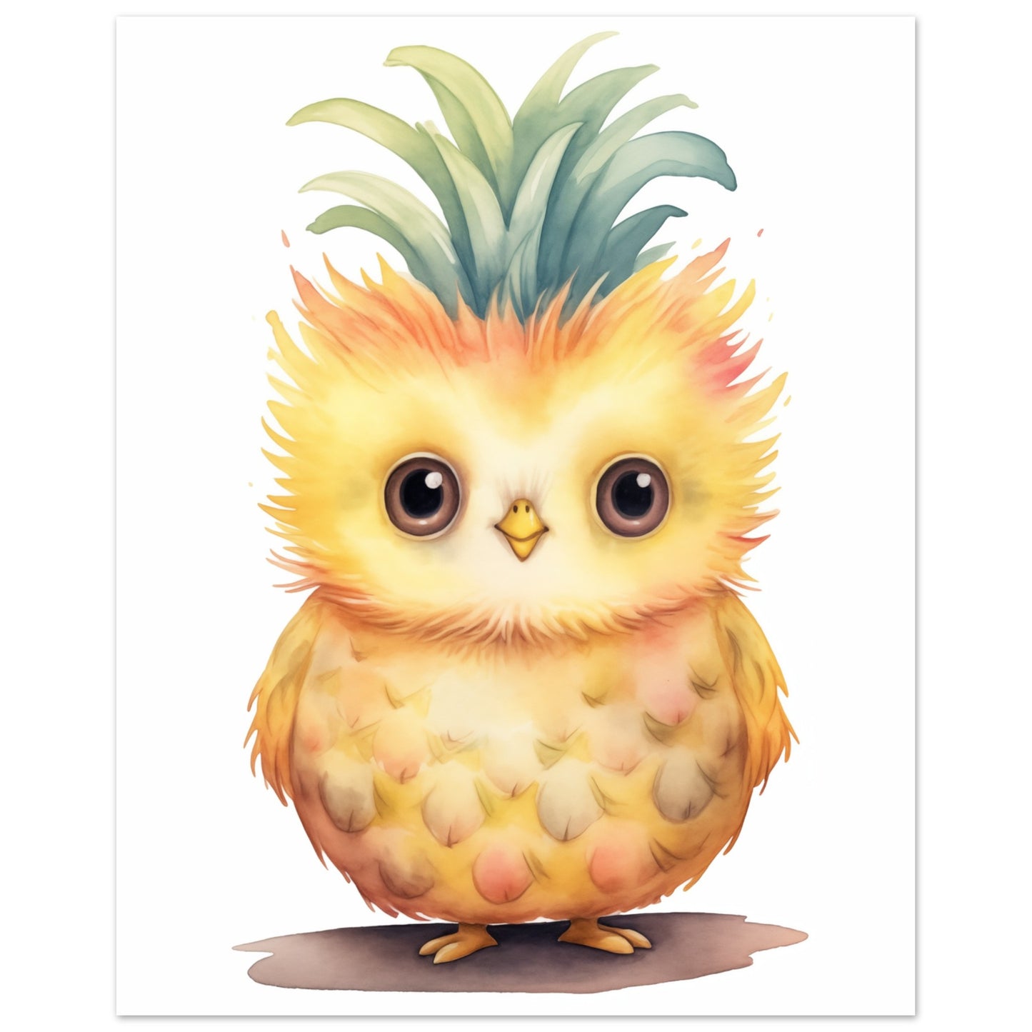 Owly Pine Poster 40x50 cm - Pixara