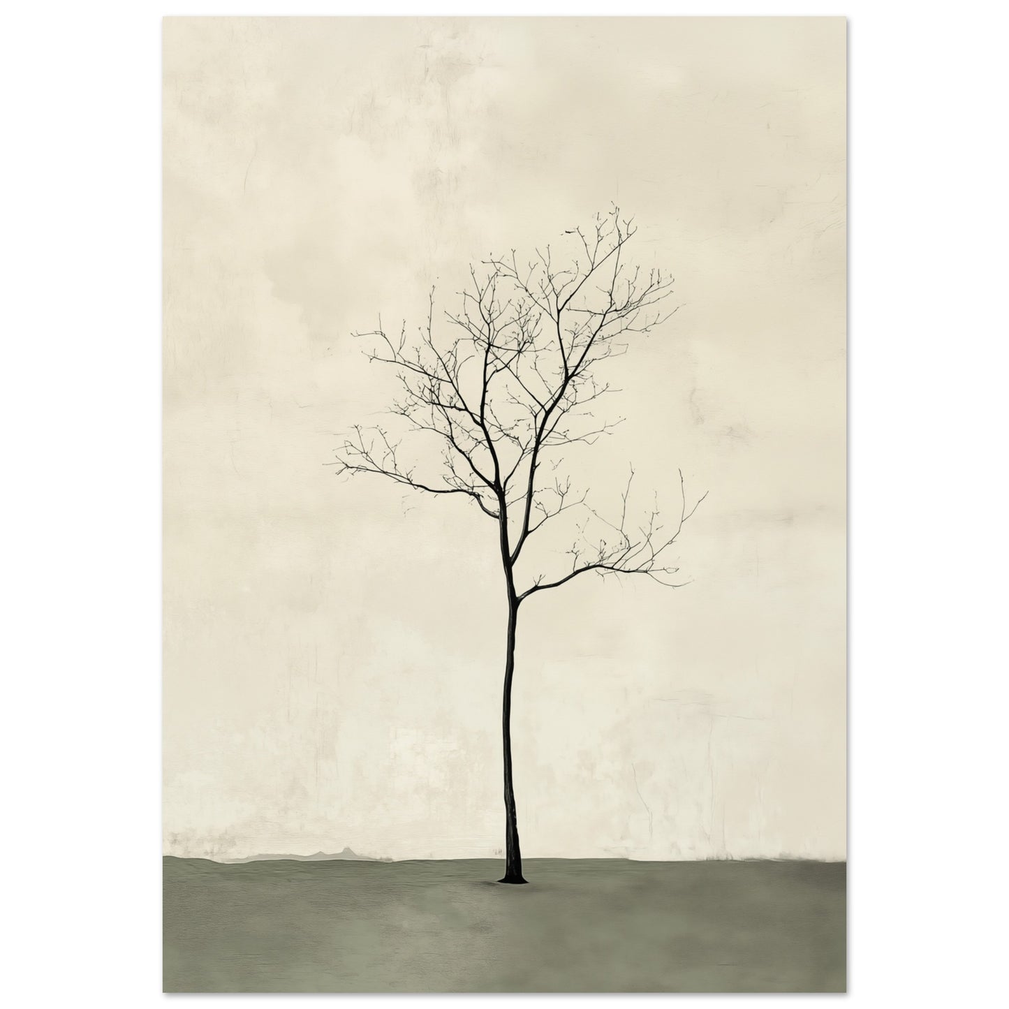 Baum in der Stille Poster 70x100 cm - Pixara