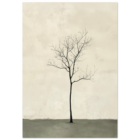 Baum in der Stille Poster 70x100 cm - Pixara