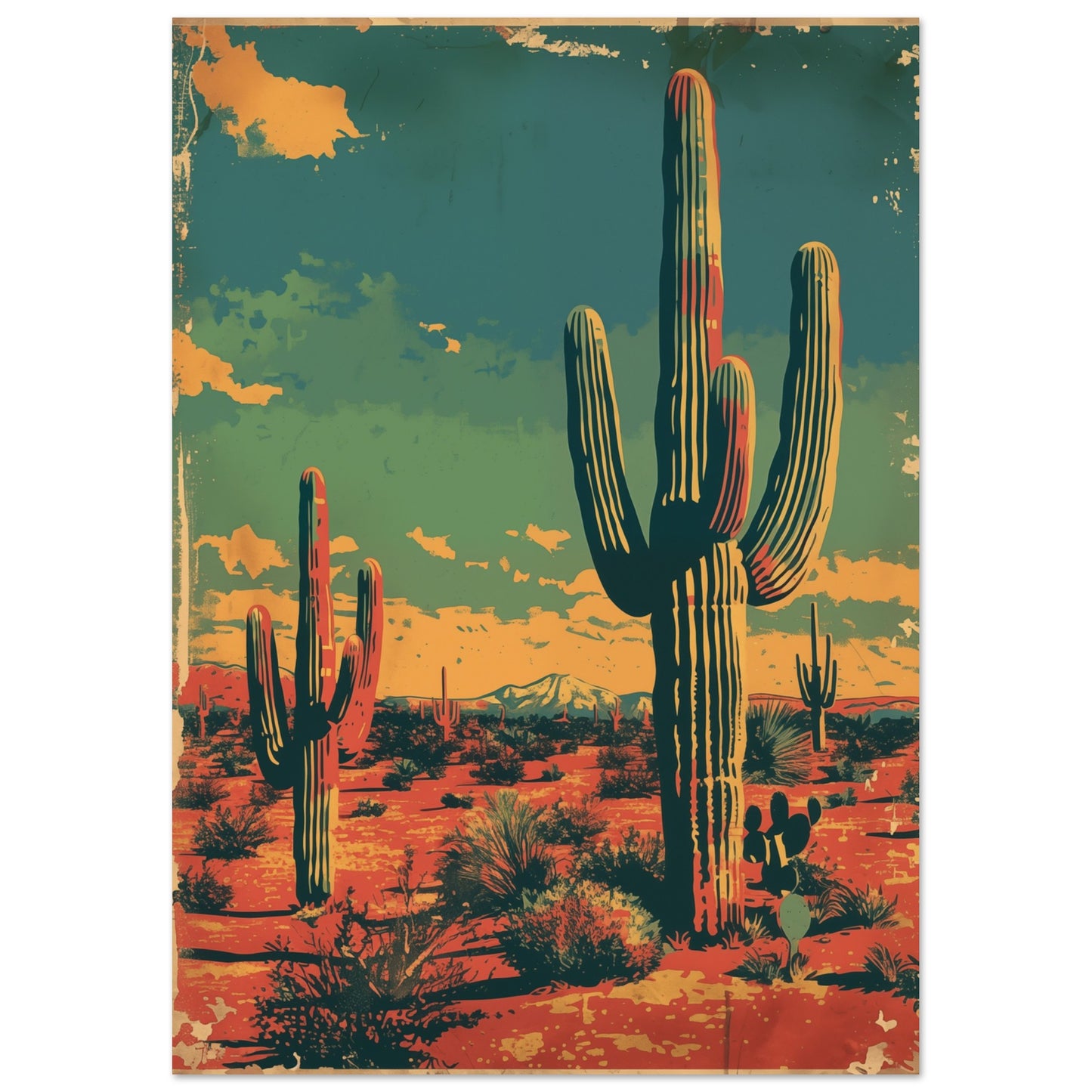 Wüstenzauber Poster A4 21x29.7 cm - Pixara