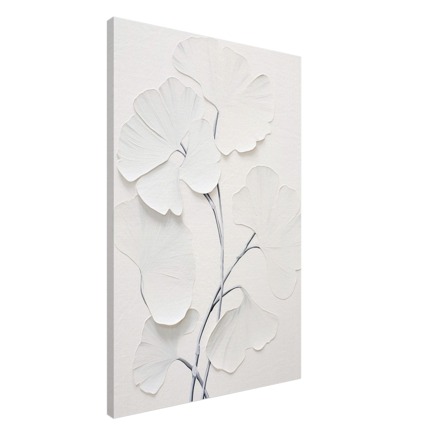 Ginko-Relief Leinwand 60x90 cm - Pixara