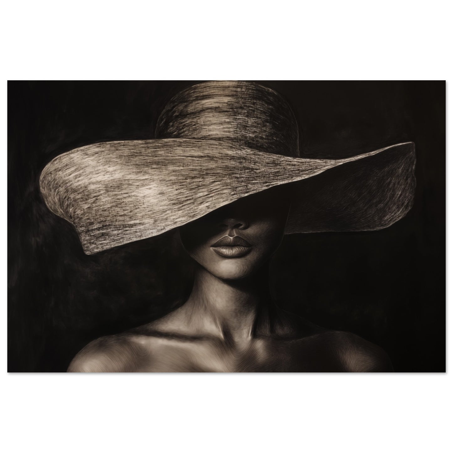 Monochrome Mystik Poster 60x90 cm - Pixara