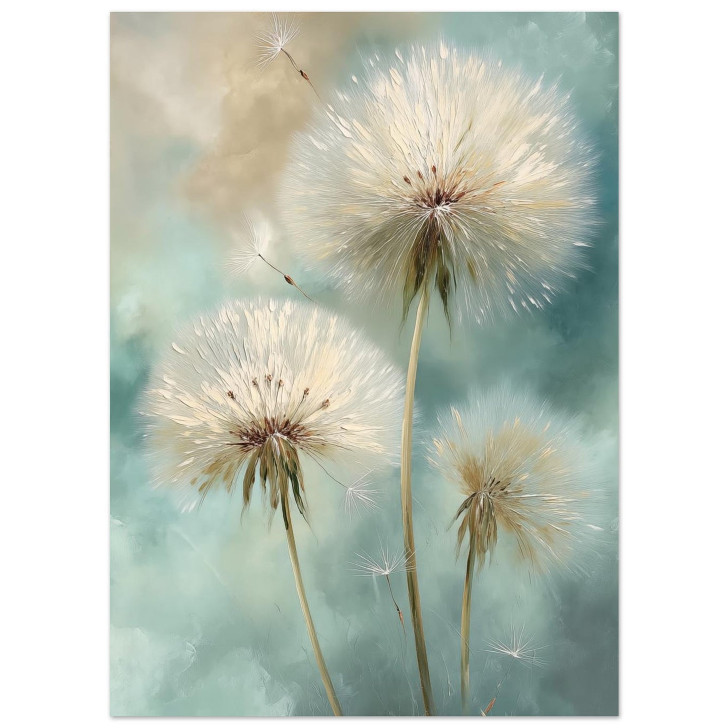 Pusteblumen im Wind 13x18 cm - Pixara