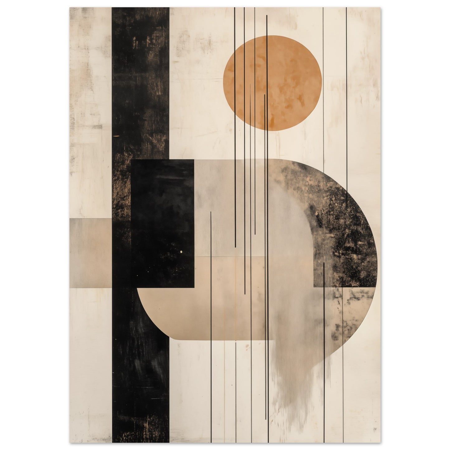 Geometrische Harmonie 50x70 cm - Pixara