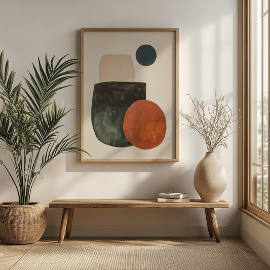 Abstrakte minimalistische Komposition - Pixara